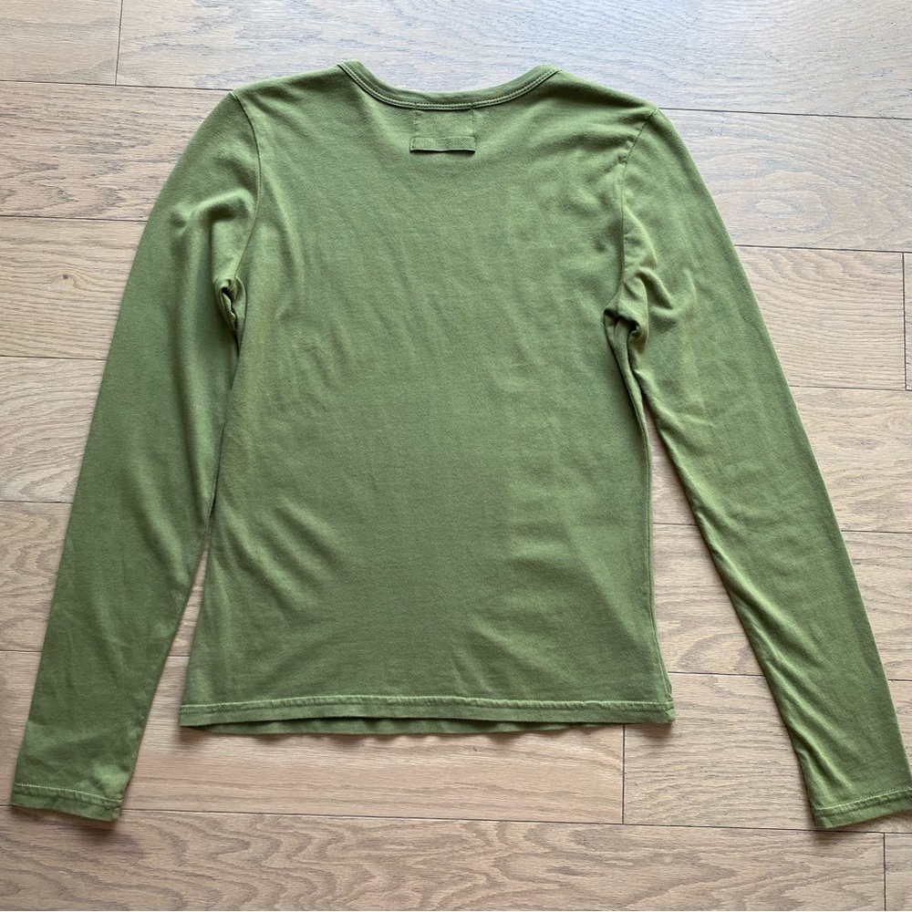 Juicy Couture “JUICY SISTER” Green y2k tee RARE - Picture 3 of 8